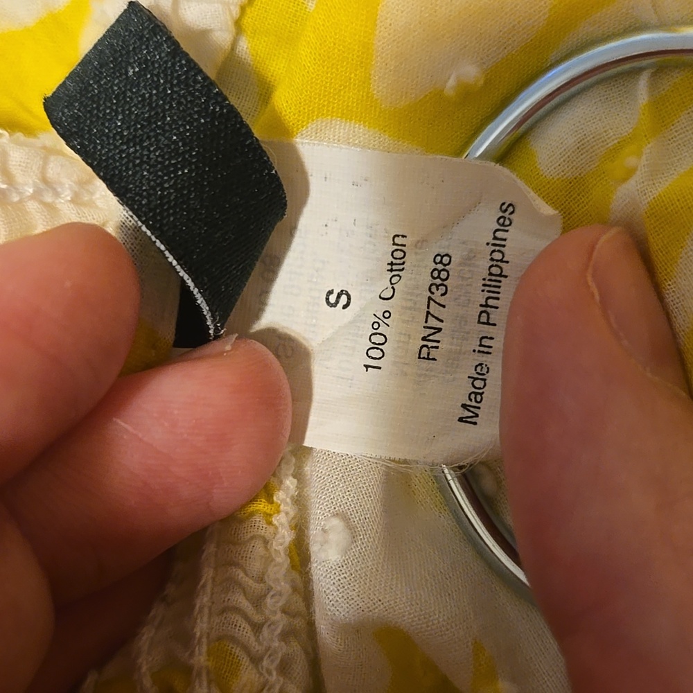 Jcrew Summer Spaghetti Strap Floral Yellow Dress As Seen On Sookie Stackhouse - Picture 6 of 10